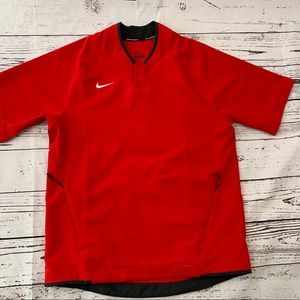 nike short sleeve baseball jacket